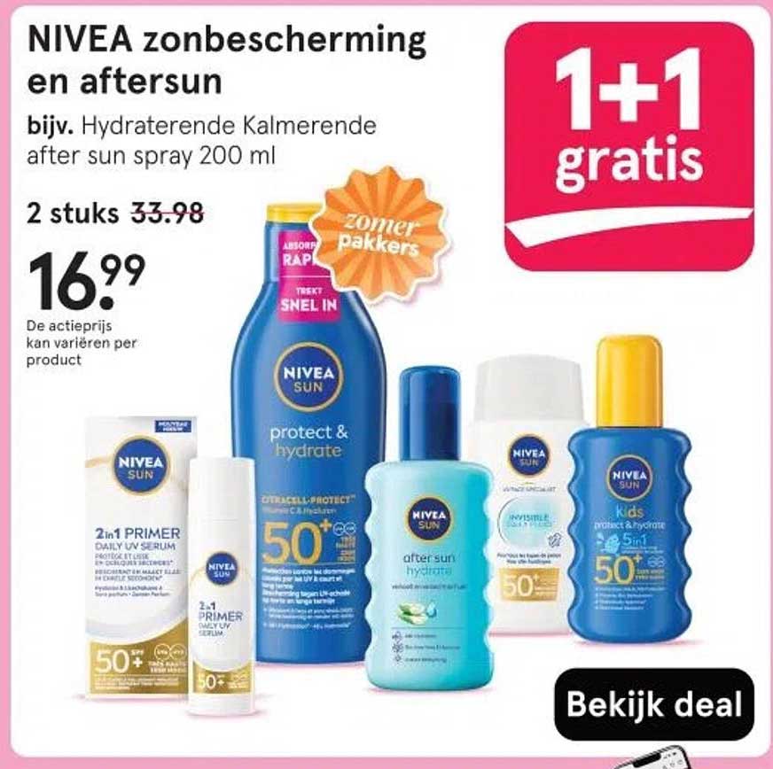 NIVEA zonbescherming en aftersun