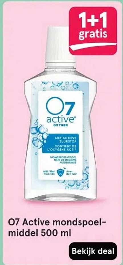 O7 Active mondspoelmiddel 500 ml