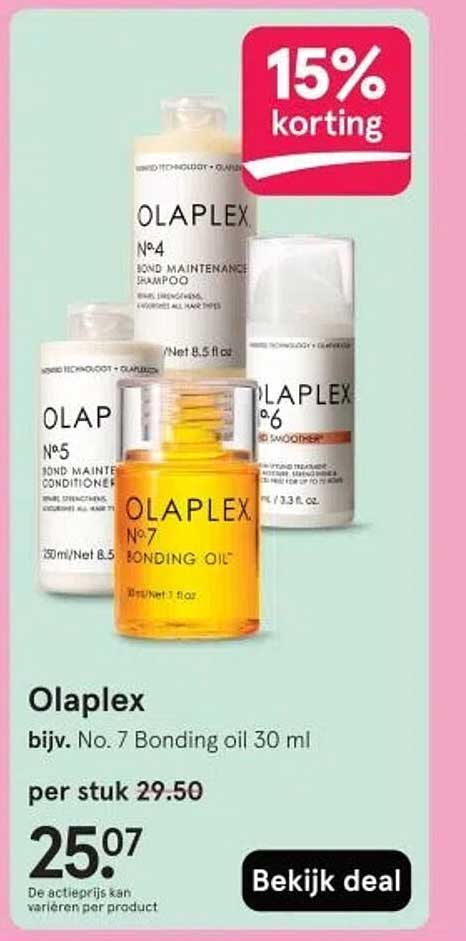 Olaplex bijv. No. 7 Bonding oil 30 ml