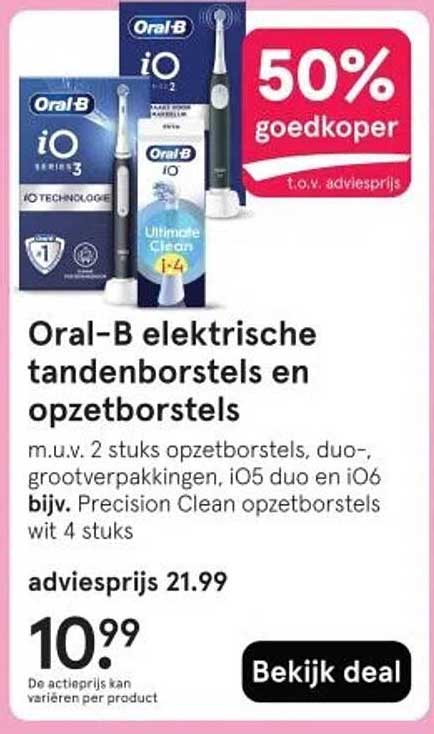 Oral-B elektrische tandenborstels en opzetborstels