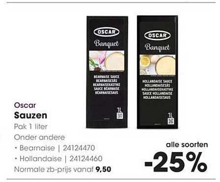 Oscar Sauzen - 25% korting