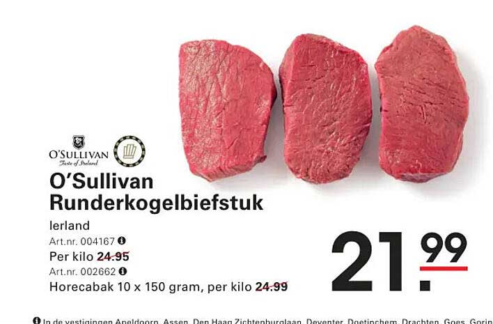 O’Sullivan Runderkogelbiefstuk
