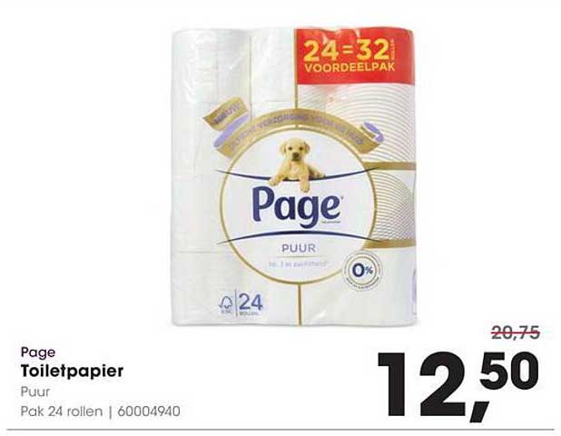 Page Toiletpapier Puur