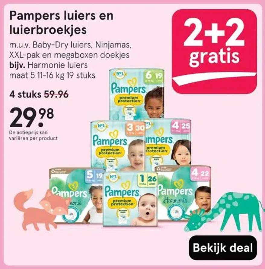 Pampers luiers en luierbroekjes