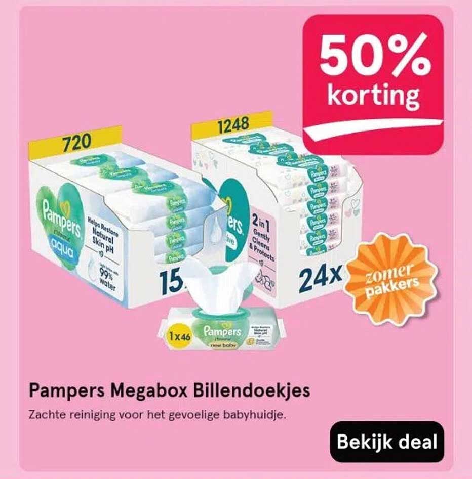 Pampers Megabox Billendoekjes