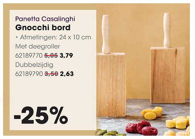 Panetta Casalinghi Gnocchi bord