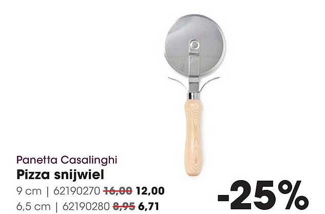 Panetta Casalinghi Pizza snijwiel