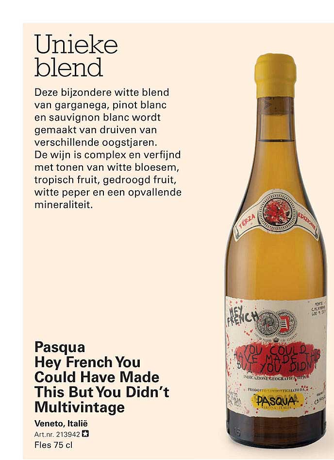 Pasqua Hey French You Could Have Made This But You Didn't Multivintage