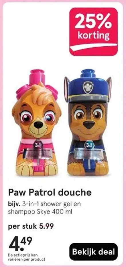 Paw Patrol douche