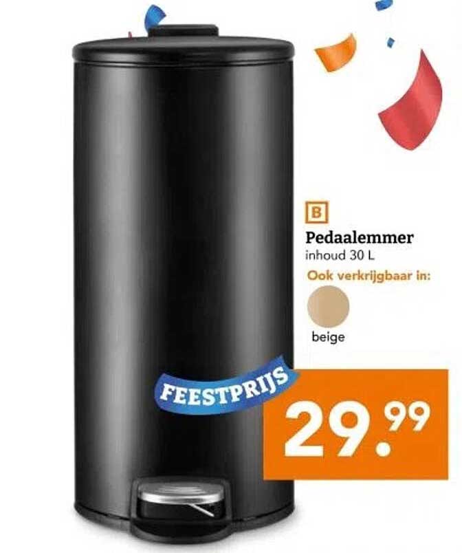 Pedaleemmer inhoud 30 L