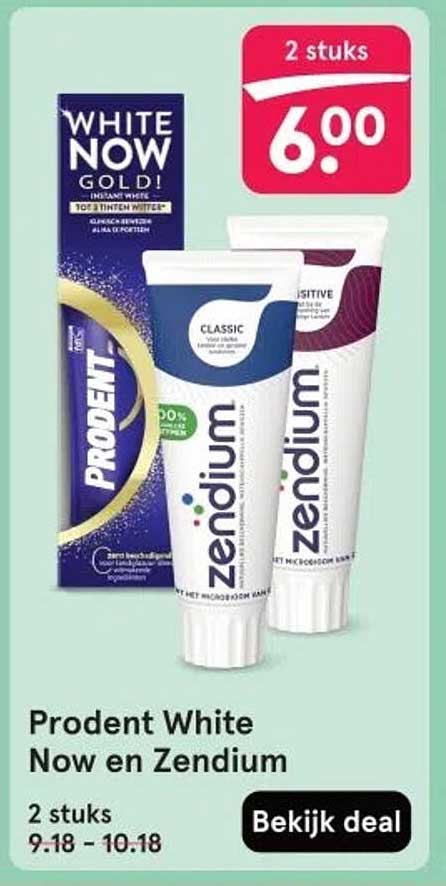 Prodent White Now en Zendium