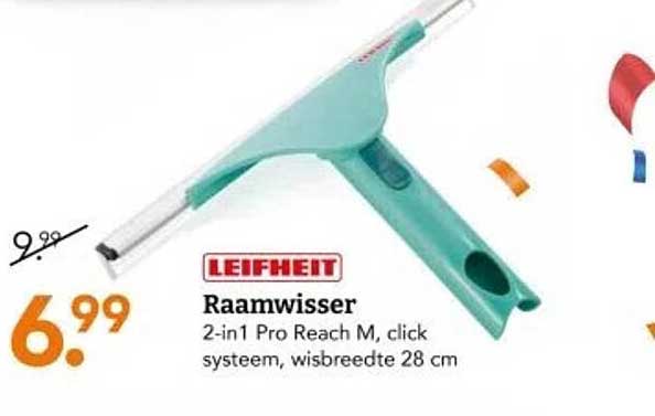 Raamwisser 2-in-1 Pro Reach M, click systeem, wisbreedte 28 cm