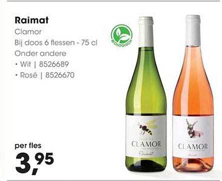 Raimat Clamor - Bij doos 6 flessen - 75 cl