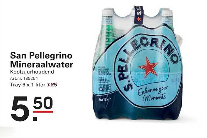 San Pellegrino Mineraalwater Koolzuurhoudend
