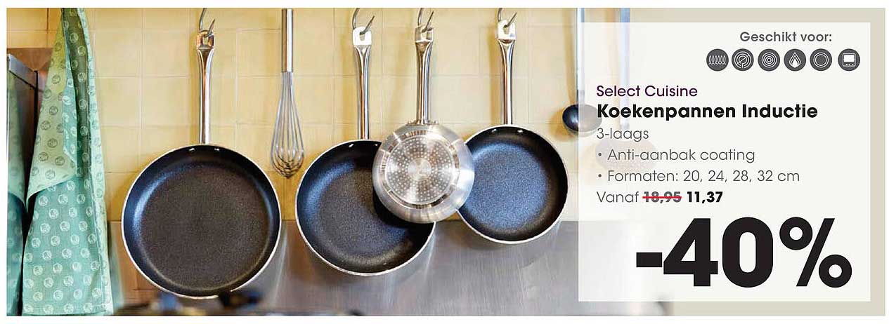 Select Cuisine Koekenpannen Inductie