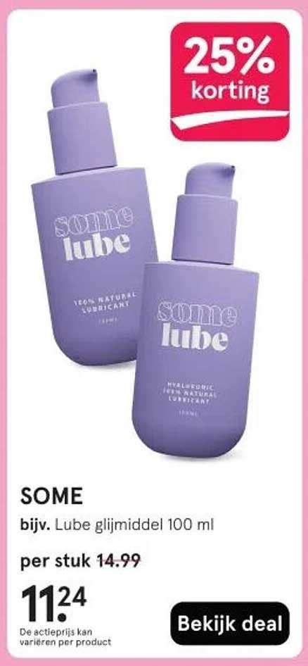 SOME bijv. Lube glijmiddel 100 ml
