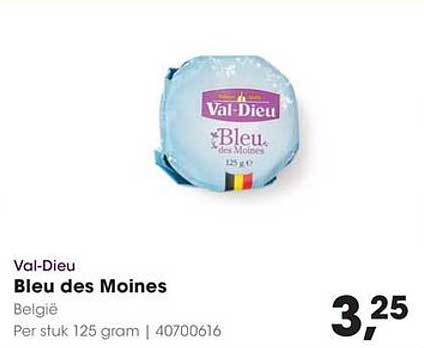 Val-Dieu Bleu des Moines
