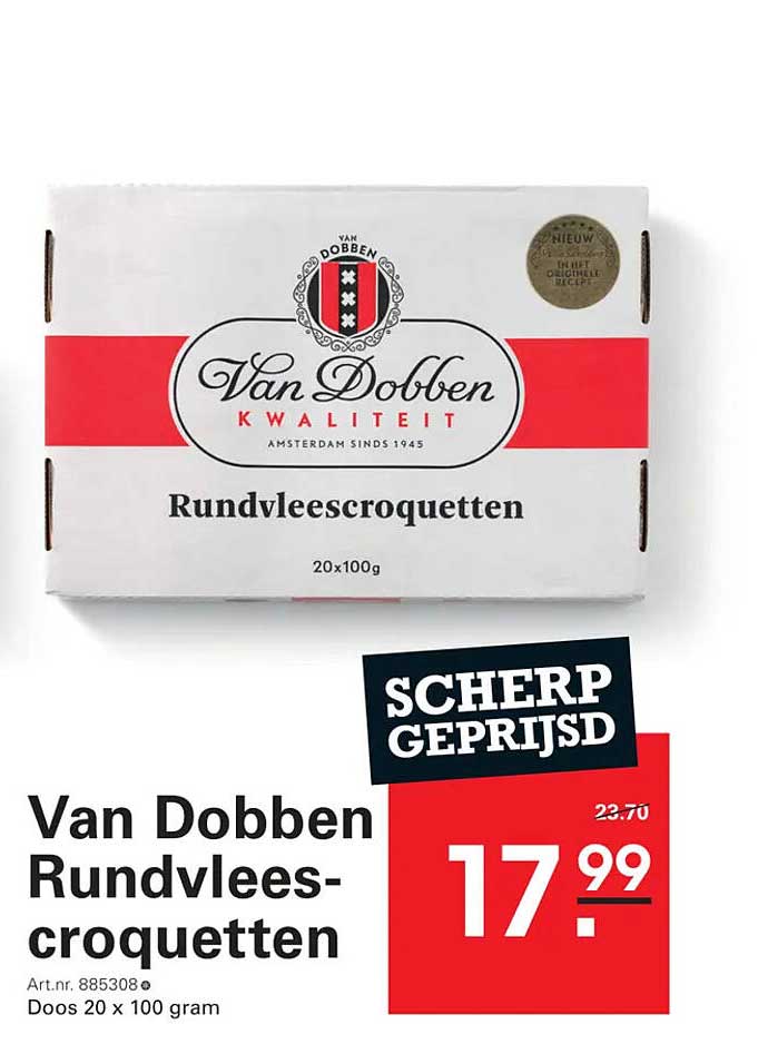 Van Dobben Rundvleescroquetten