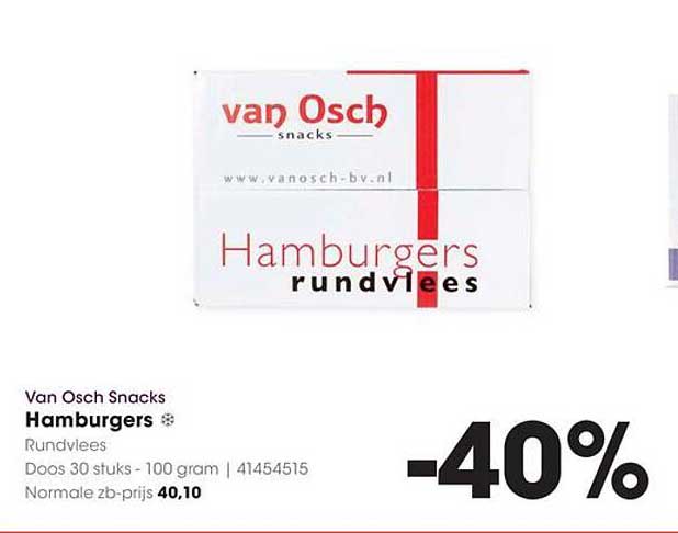 Van Osch Snacks Hamburgers