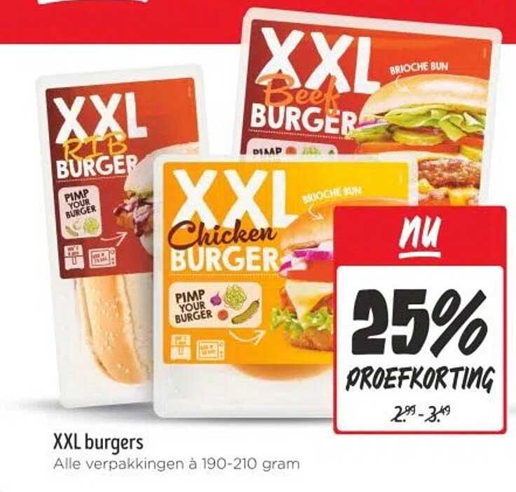 XXL burgers