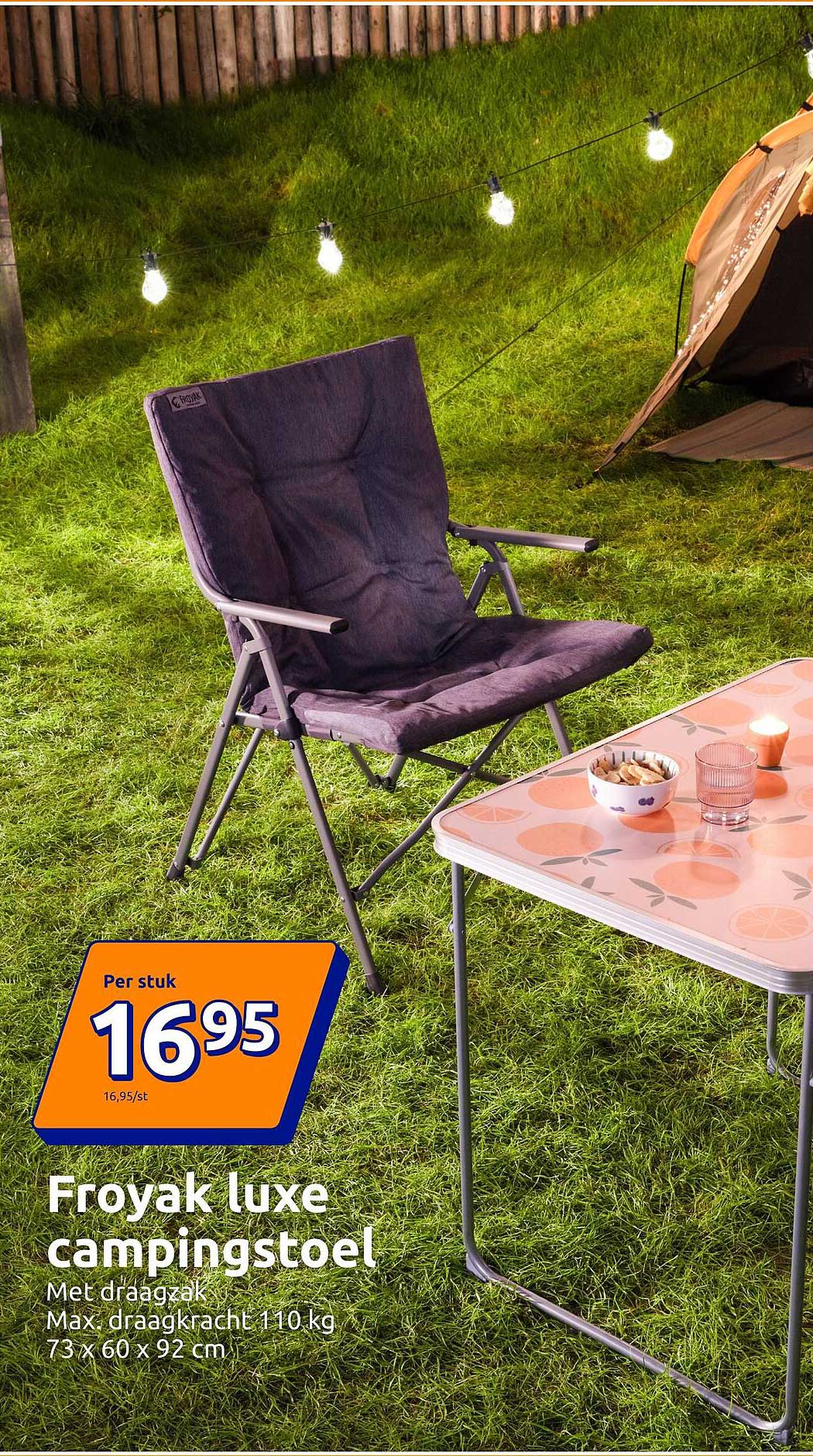 Froyak luxe campingstoel
