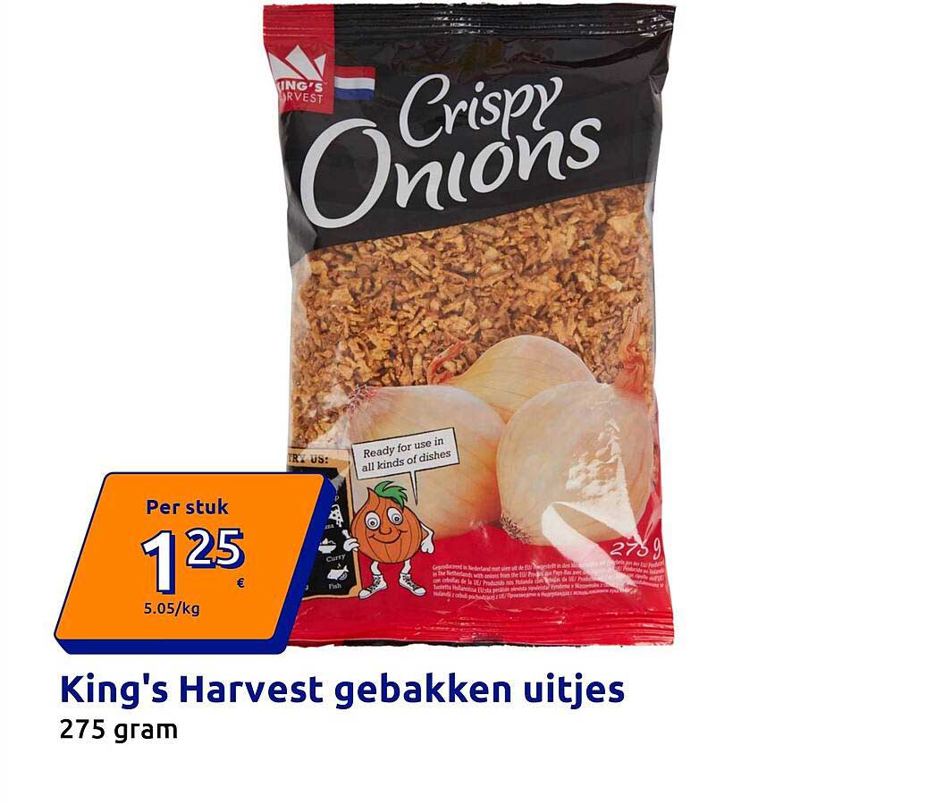 King's Harvest gebakken uitjes