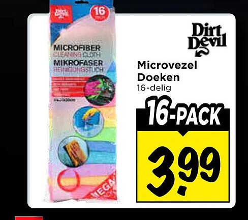 Microvezel Doeken 16-delig 16-PACK
