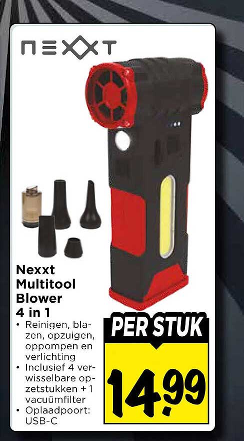 Nexxt Multitool Blower 4 in 1