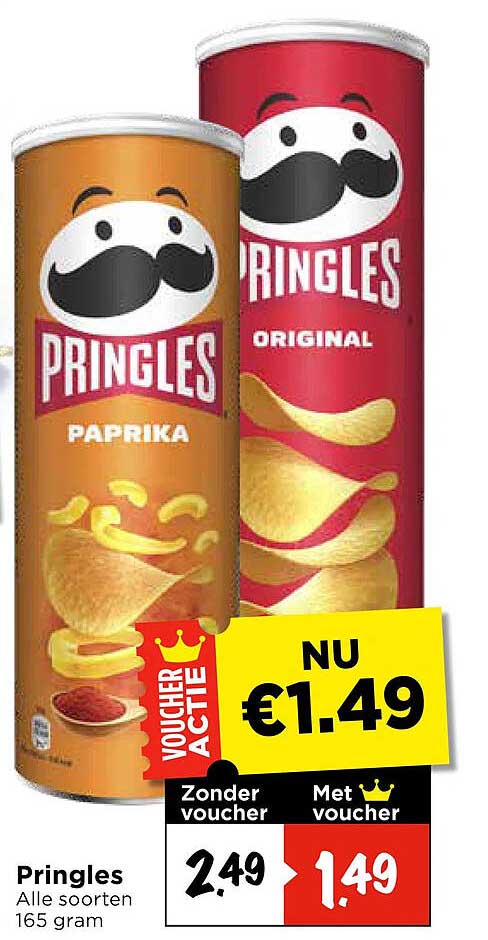 Pringles Alle soorten 165 gram