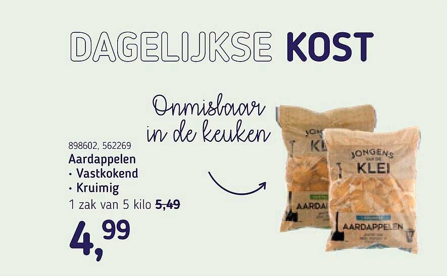 Aardappelen - Vastkokend - Kruimig