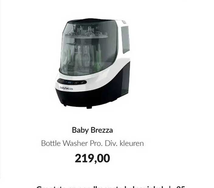 Baby Brezza Bottle Washer Pro. Div. kleuren