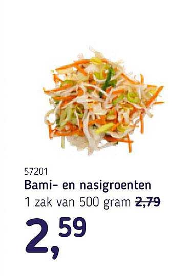 Bami- en nasigroenten