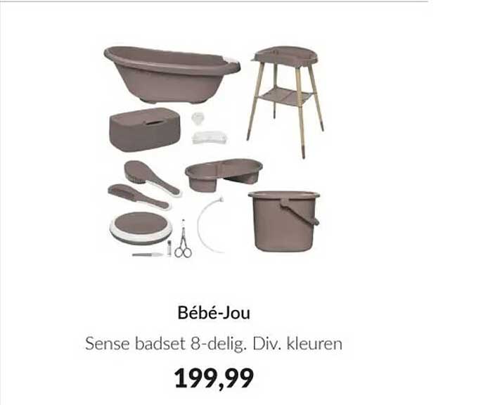 Bébé-Jou Sense badset 8-delig. Div. kleuren