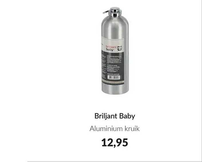 Briljant Baby Aluminium kruik