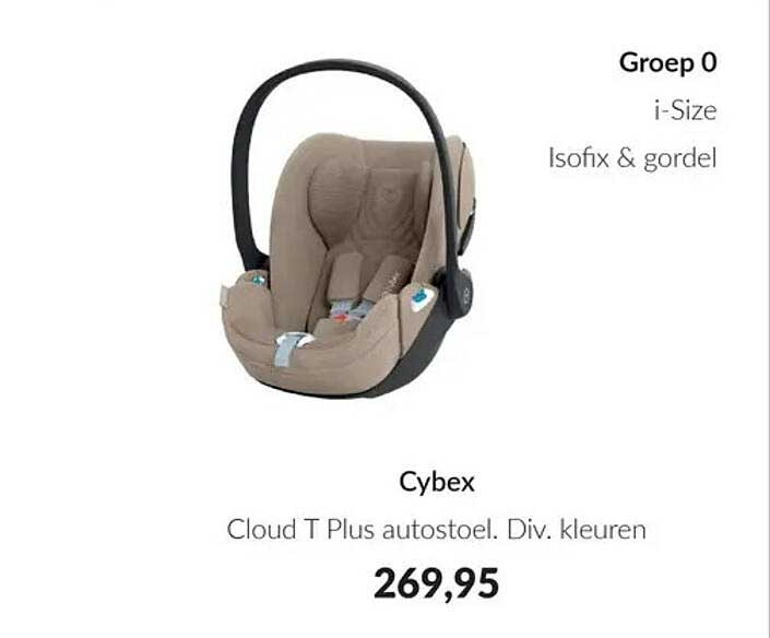 Cybex Cloud T Plus autostoel. Div. kleuren