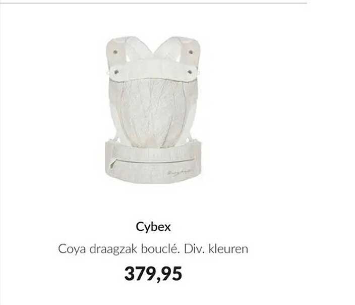 Cybex Coya draagzak bouclé. Div. kleuren