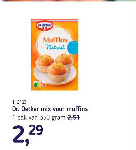 Dr. Oetker mix voor muffins