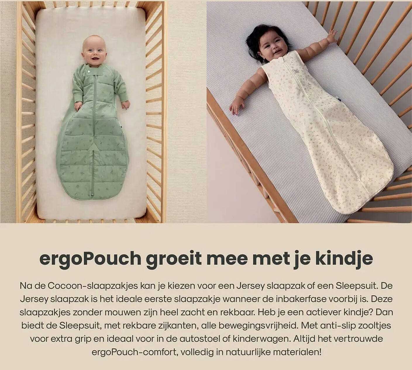 ergoPouch groeit mee met je kindje
