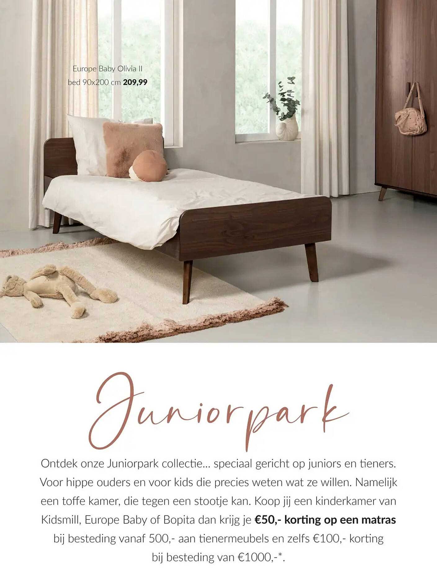Europe Baby Olivia II bed 90x200 cm