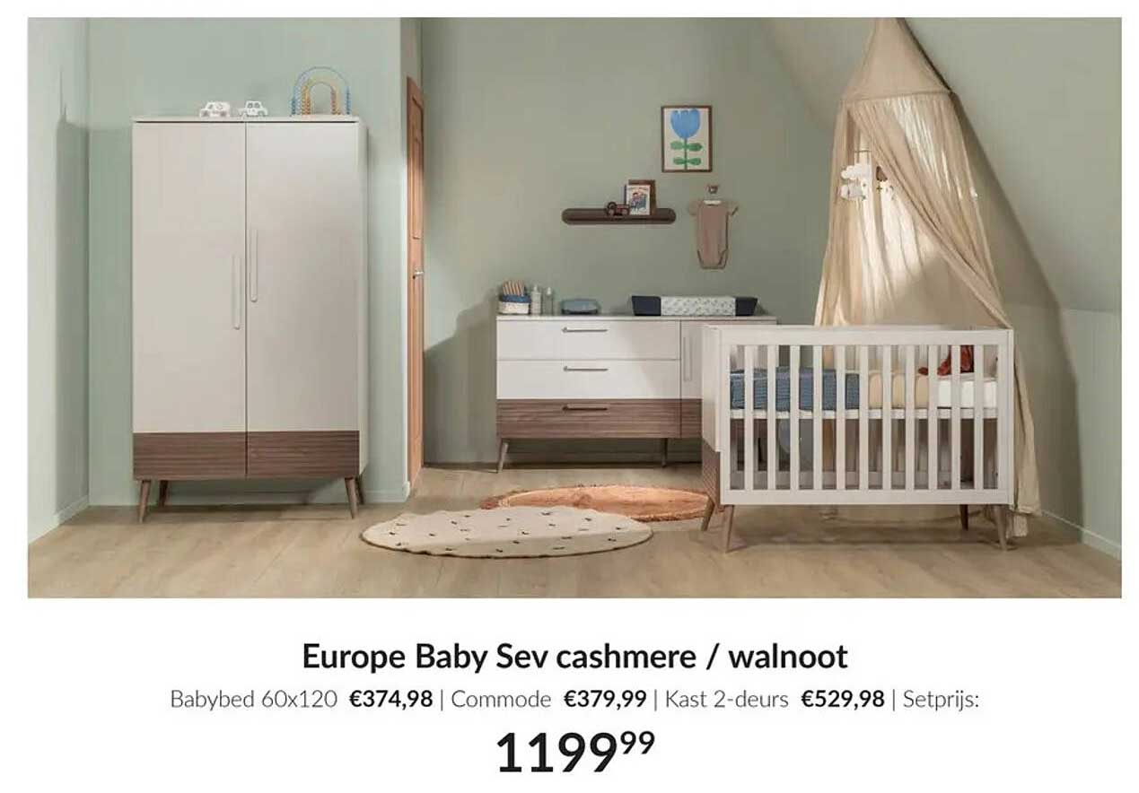 Europe Baby Sev cashmere / walnoot
