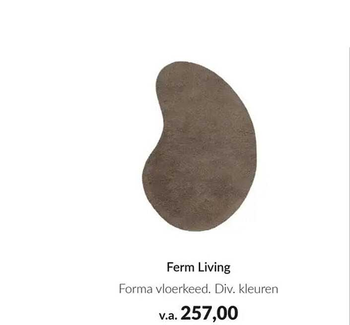 Ferm Living Forma vloerkleed. Div. kleuren