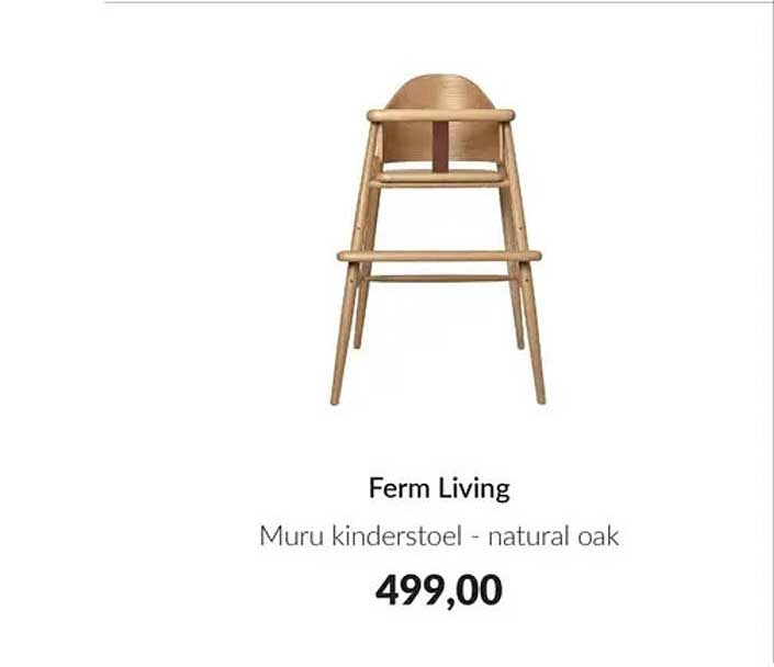 Ferm Living Muru kinderstoel - natural oak