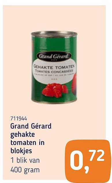 Grand Gérard gehakte tomaten in blokjes
