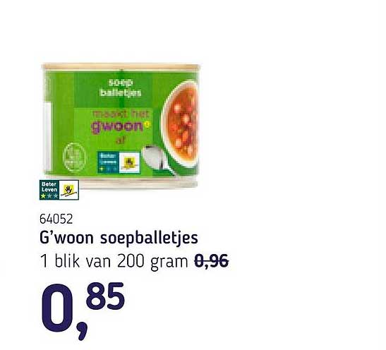 G’woon soepballetjes