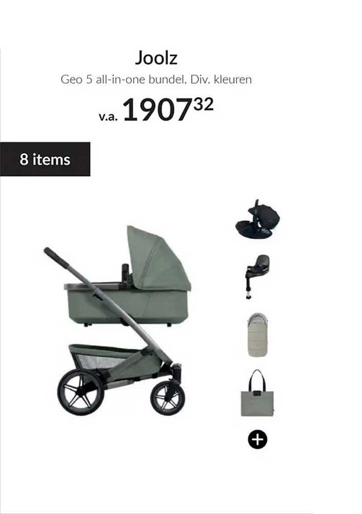 Joolz Geo 5 all-in-one bundel. Div. kleuren