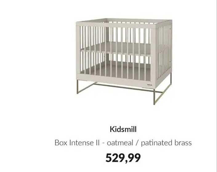 Kidsmill Box Intense II - oatmeal / patinated brass