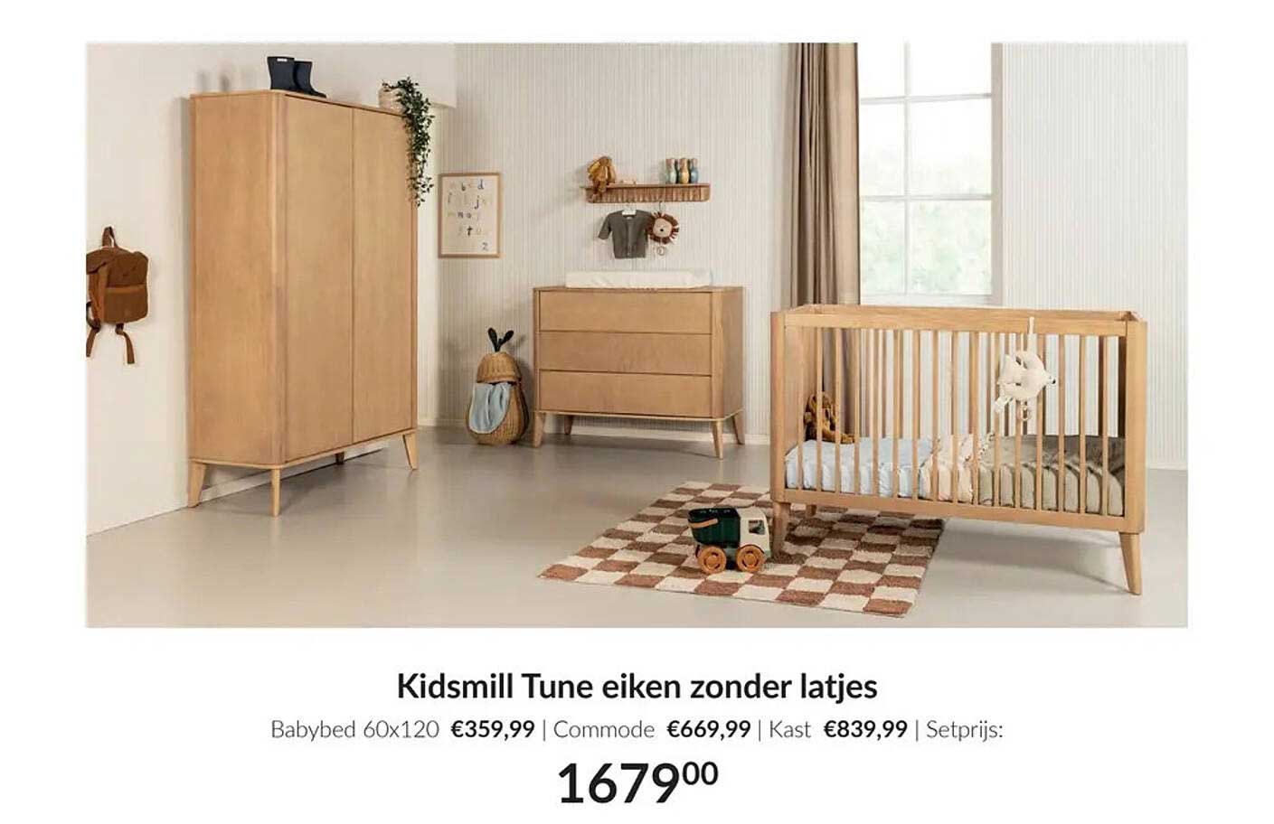 Kidsmill Tune eiken zonder latjes