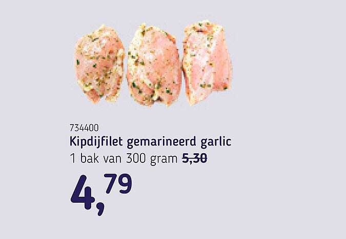 Kipdijfilet gemarineerd garlic