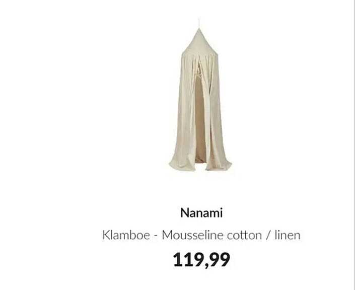 Nanami Klamboe - Mousseline cotton / linen