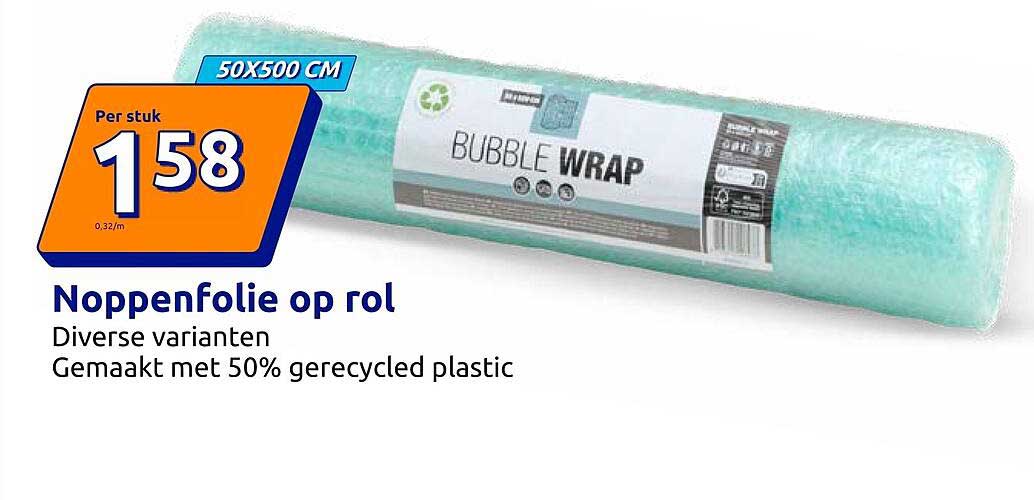 Noppenfolie op rol